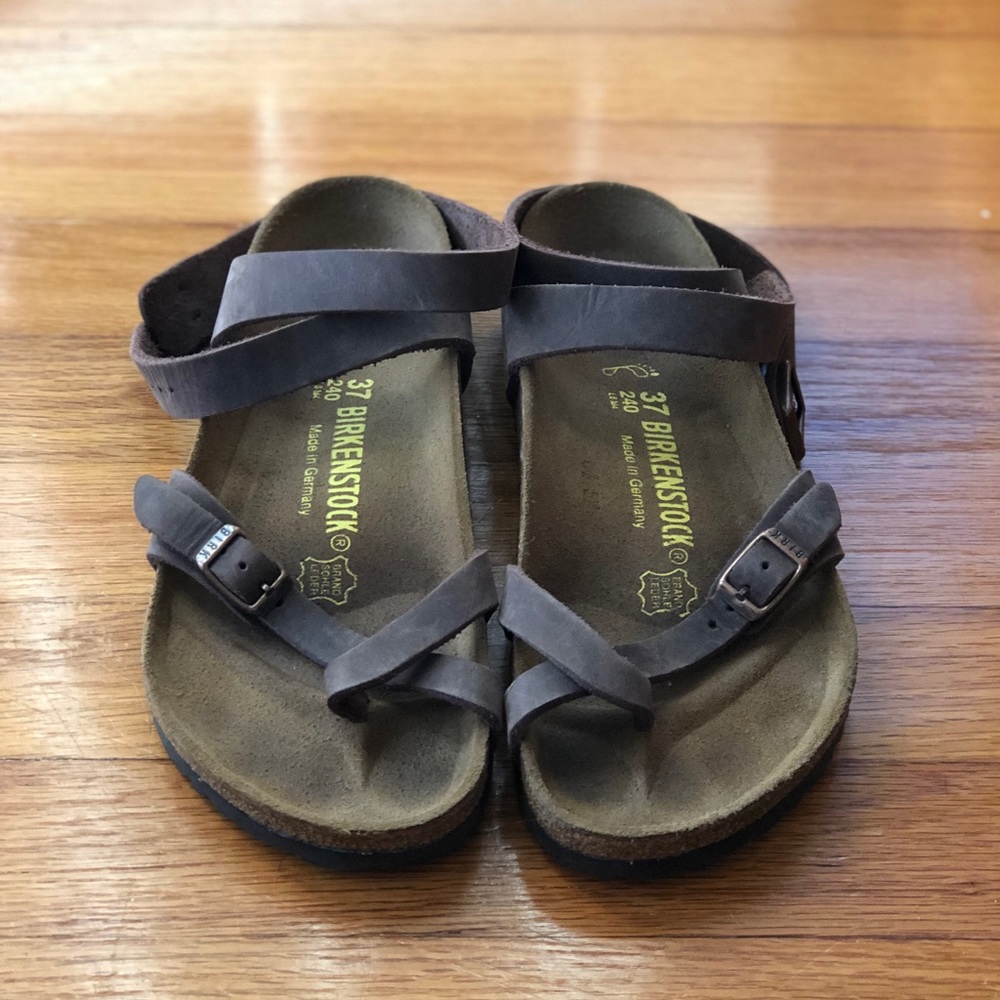 Birkenstock wrap around ankle sandals